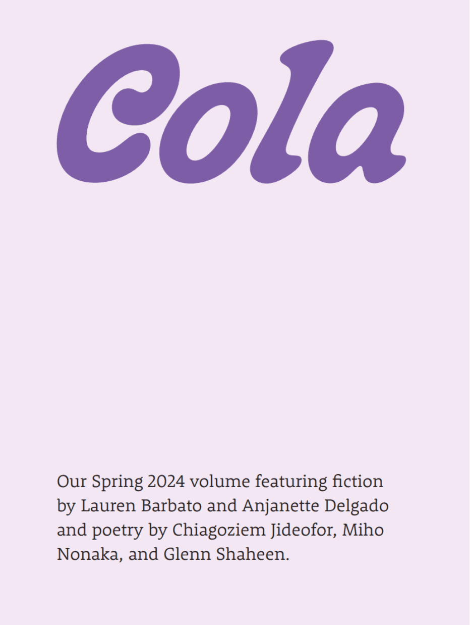 Logo of Cola Literary Review literary magazine
