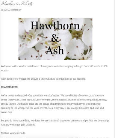 Hawthorn & Ash latest issue