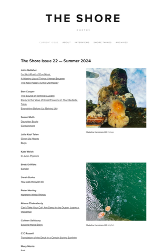The Shore Poetry latest issue