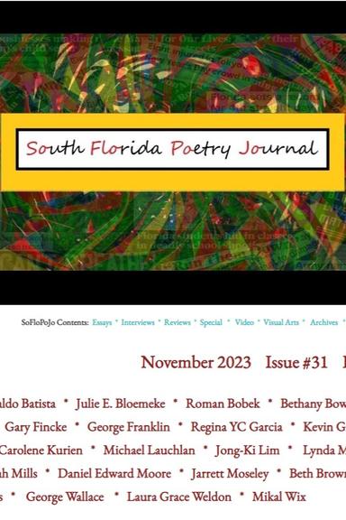 SoFloPoJo - South Florida Poetry Journal  latest issue