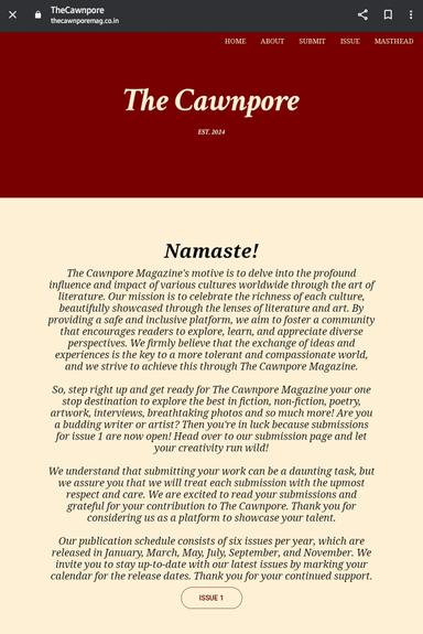 The Cawnpore  latest issue