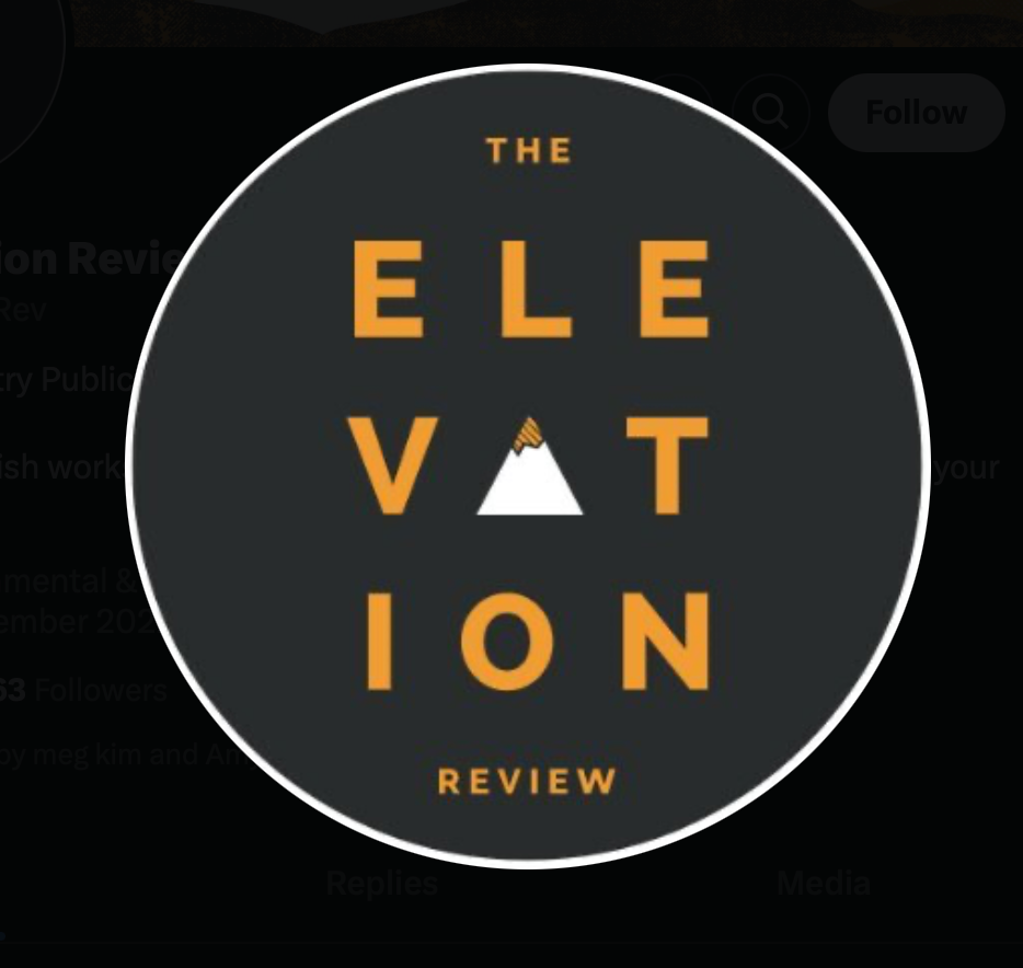 Cover of The Elevation Review