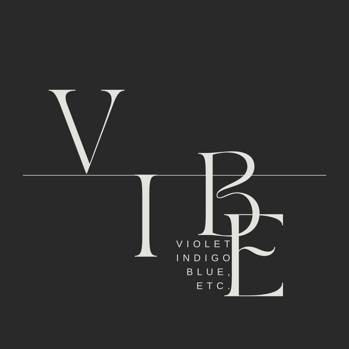 Cover of VIBE (Violet Indigo Blue, Etc.)