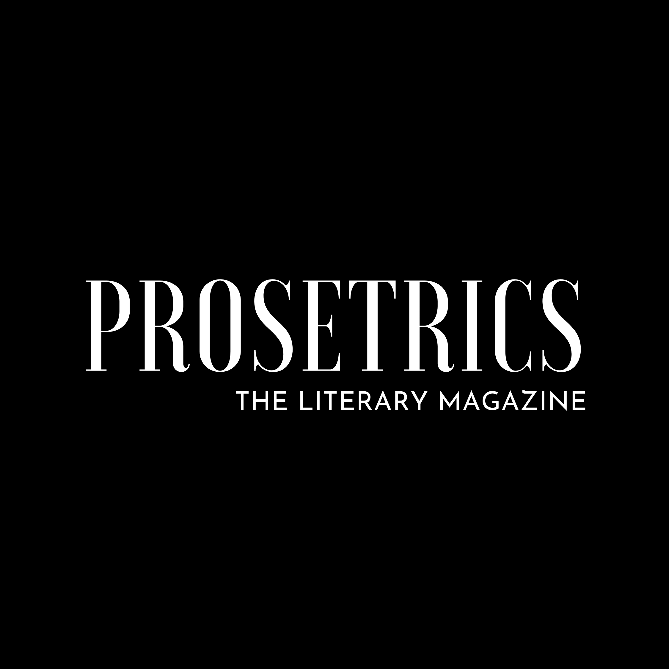 Cover of Prosetrics The Literary Magazine