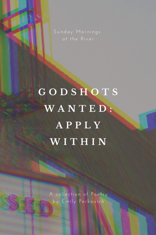 Book cover of Godshots Wanted: Apply Within by Emily Perkovich