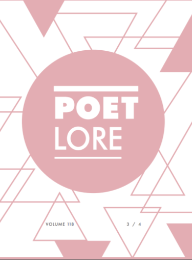 Poet Lore latest issue