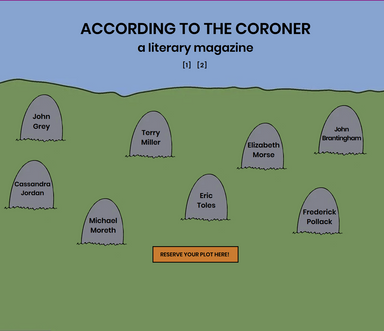 According to the Coroner latest issue