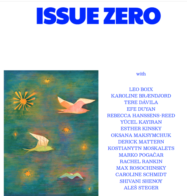 Tern Journal latest issue