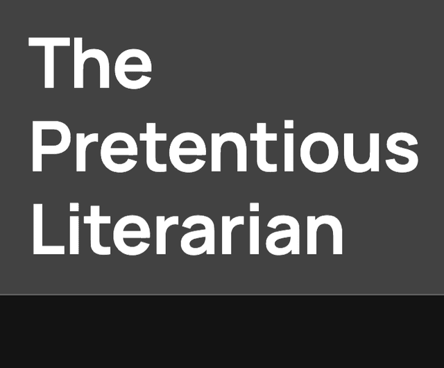 Pretentious Literarian latest issue